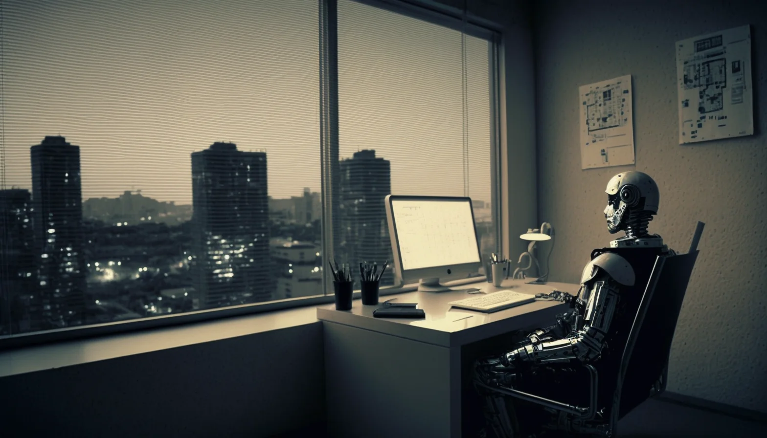 rggameschannel robot sitting typing on a computer inside an emp 97ae50f3 43bb 48af a3af c69964e85035