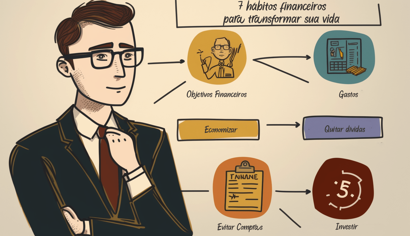 7 hábitos financeiros essenciais para transformar sua vida financeira