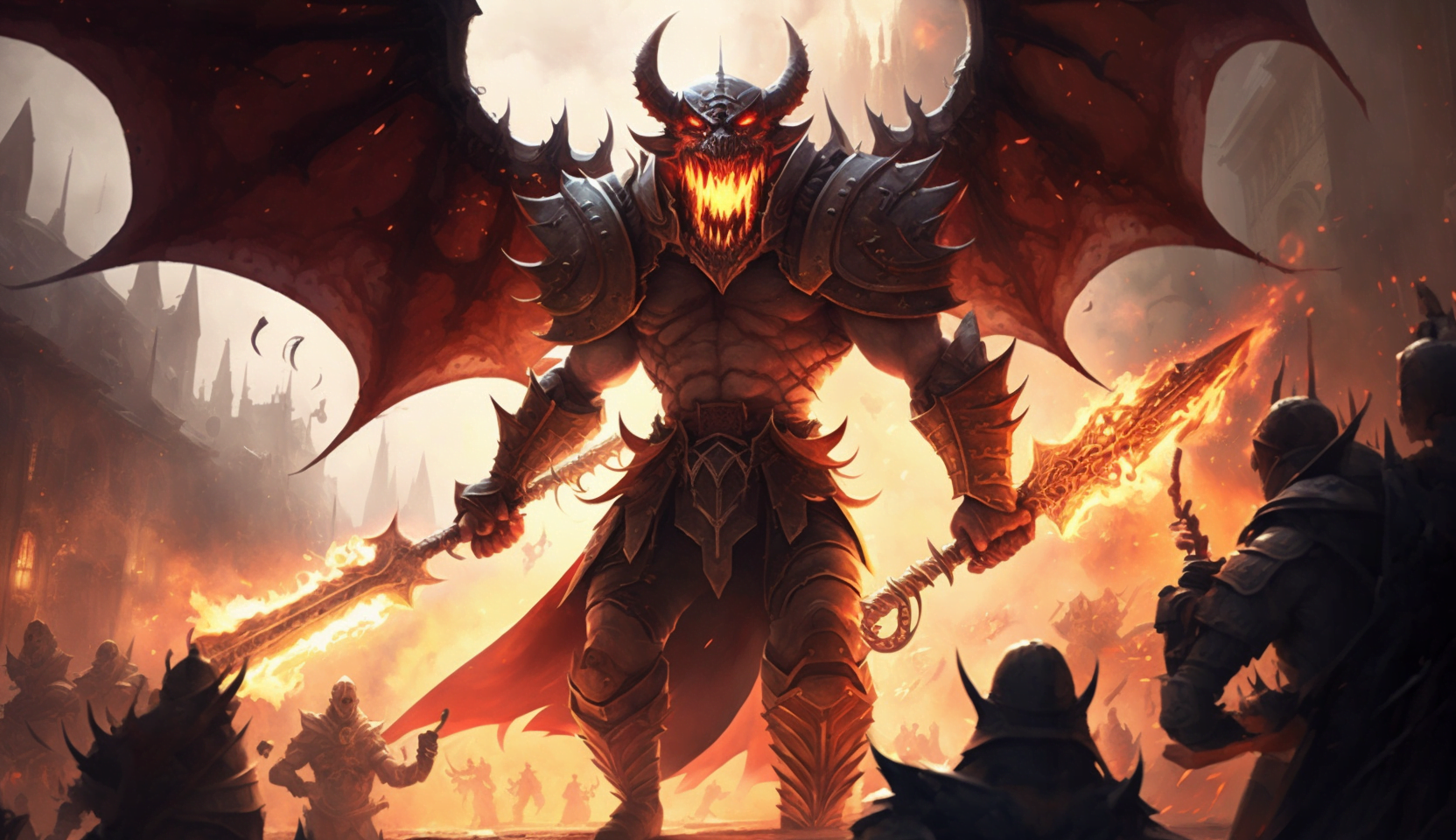 rggameschannel A fearless warrior wielding a flaming sword batt 2268c6e7 fdc2 46c7 bb98 9f72f4a7b2b8