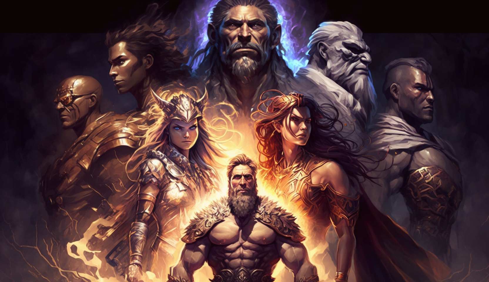 rggameschannel A group of heroes facing a divine challenge with 5f2c901f c387 488a 8c4f afc82adcfd10