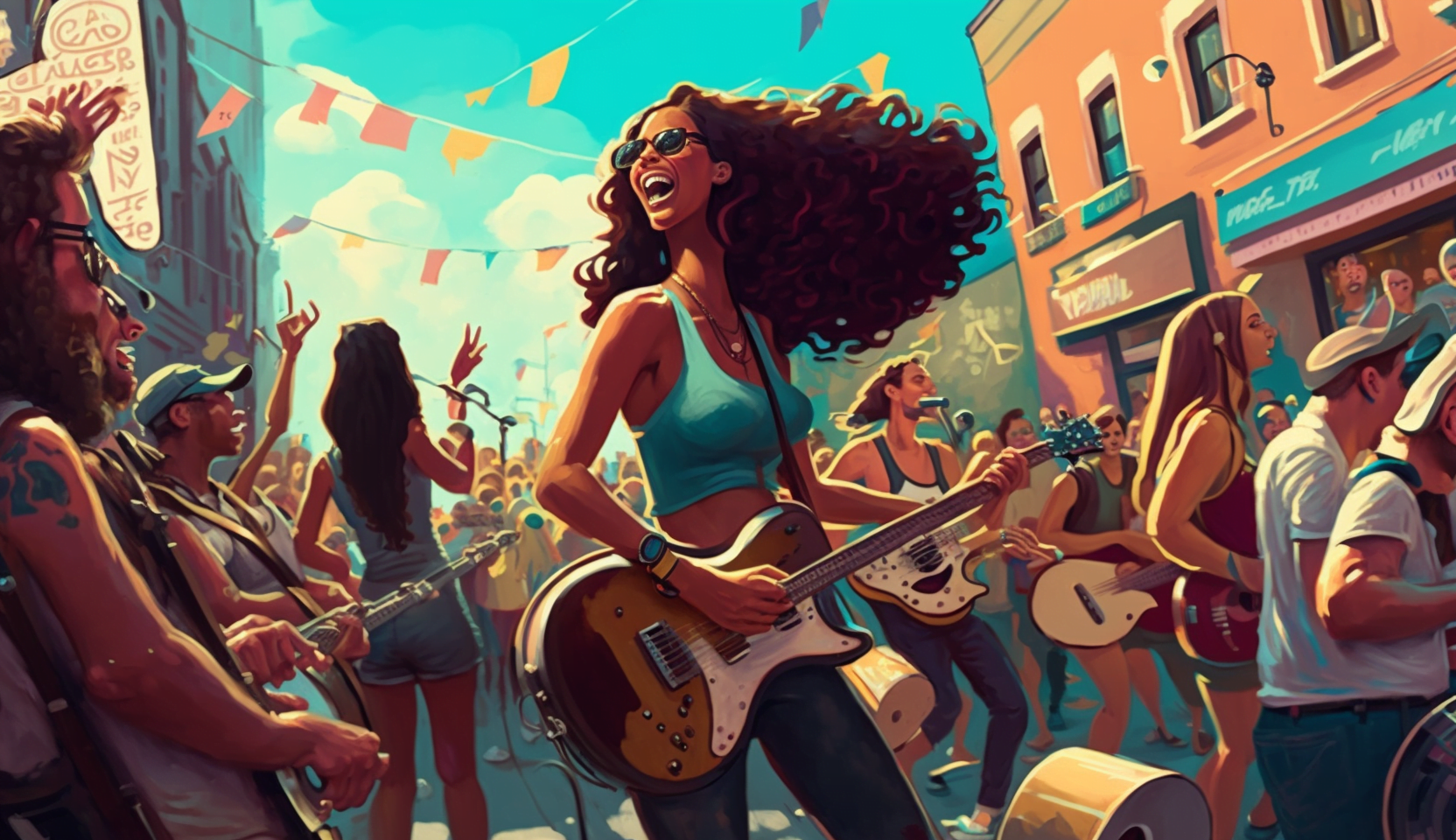 rggameschannel A lively street festival with an energetic band c9759c44 fd5f 4f03 b634 fc900ee70954