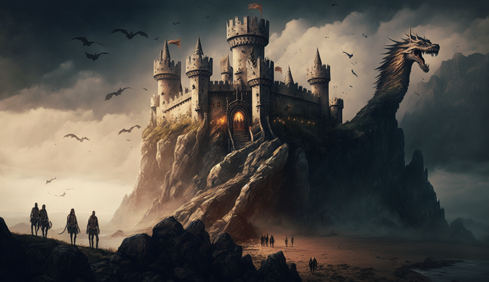 rggameschannel A majestic castle on a hill guarded by a fierce 26813a9f c151 4b1a 968a a6115e3c83cd