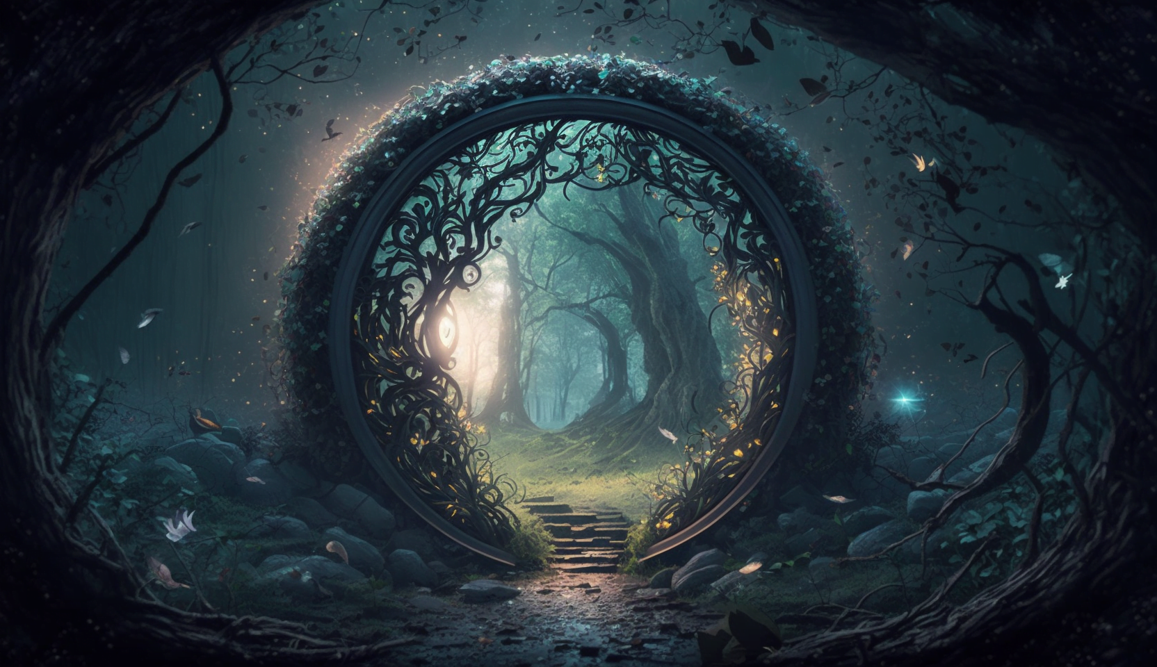 rggameschannel A mysterious portal hidden in a forest glade lea 32ad819e f8c9 4f94 830d a6bce0f598f6