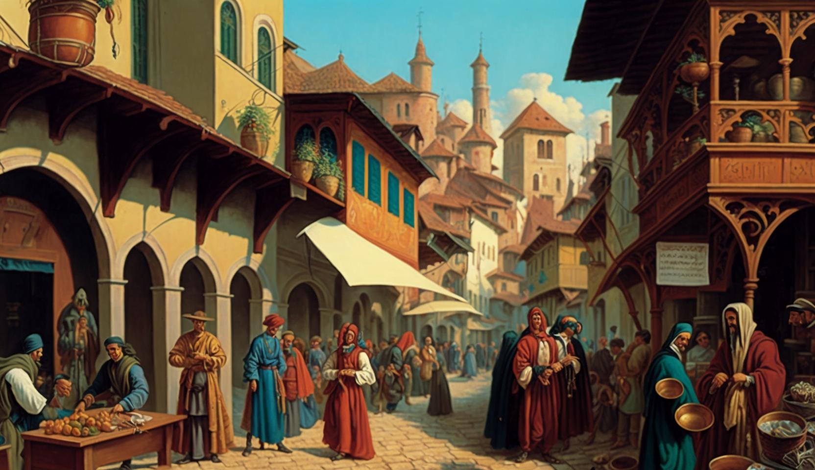 rggameschannel A vivid depiction of a bustling medieval marketp 592d1d4f f6c8 4b6e 9b36 c4532665a95d 1