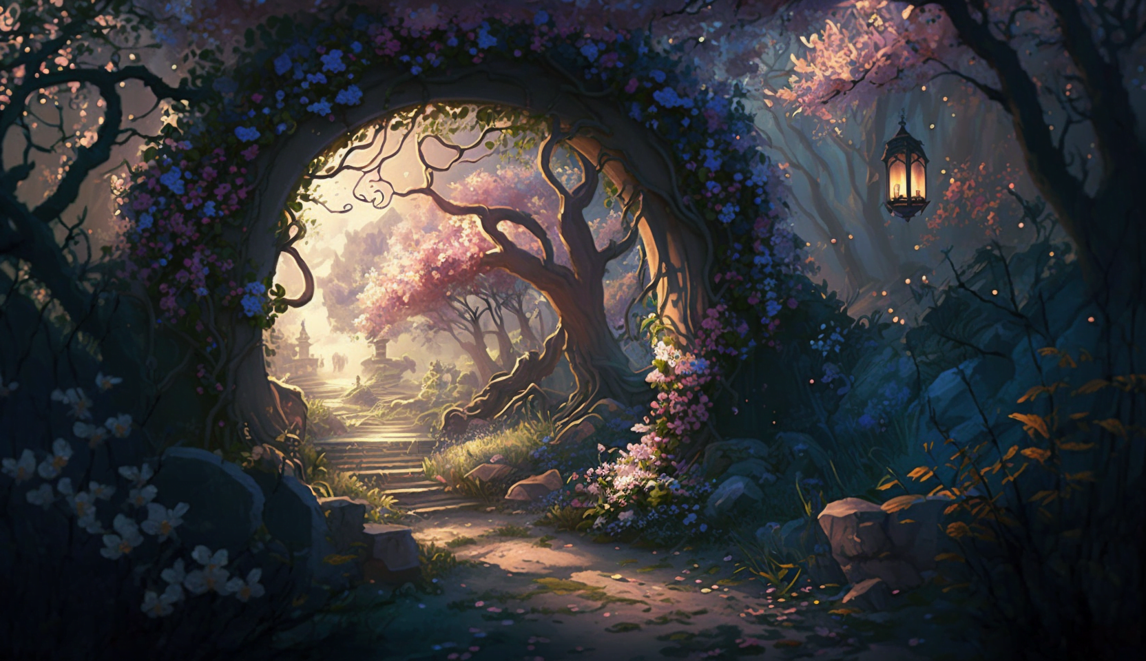 rggameschannel An enchanted garden with magical flowers that bl 65005f95 7c1a 48c2 a151 07429bc2ccfc