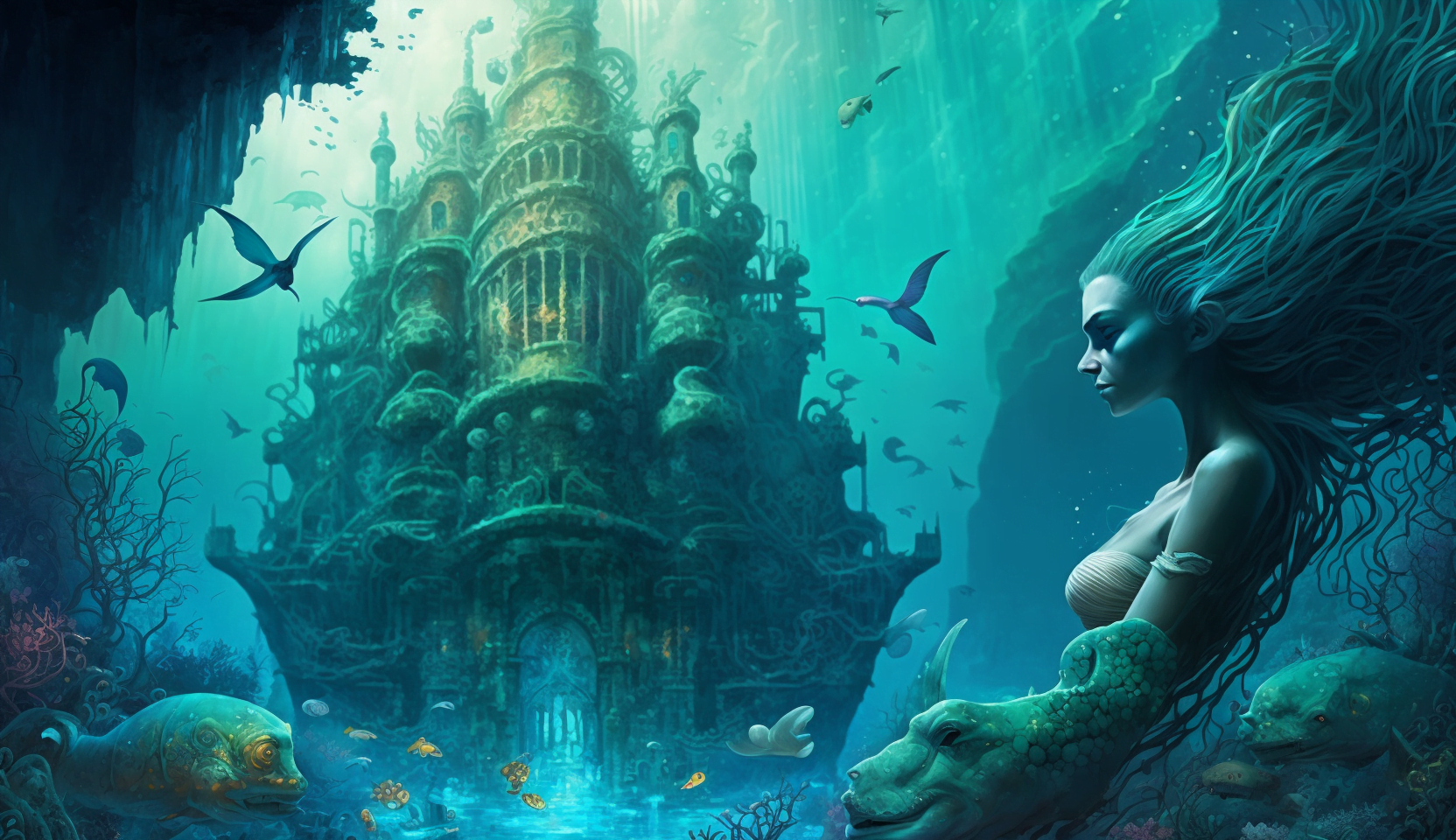 rggameschannel An underwater city with mermaids and humans livi 55719bee 1d82 4d74 b20b 461b40c40239