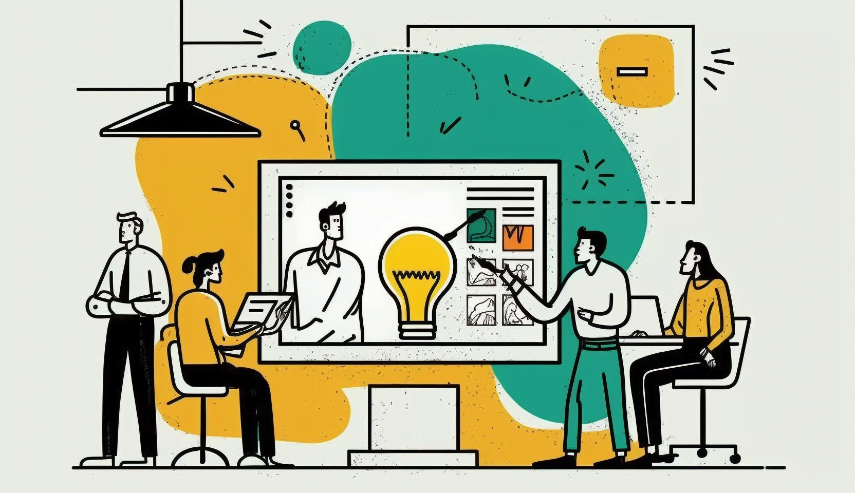 rggameschannel Ilustracao de uma pessoa analisando dados em um b122d874 ea18 4bd5 90fd 84e842bb75cb