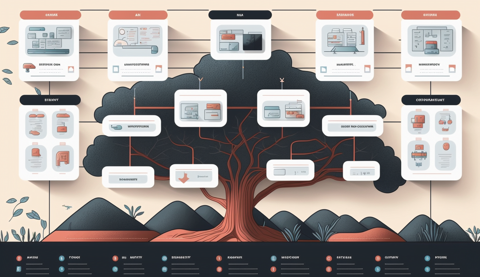 Organizar o conteudo em categorias