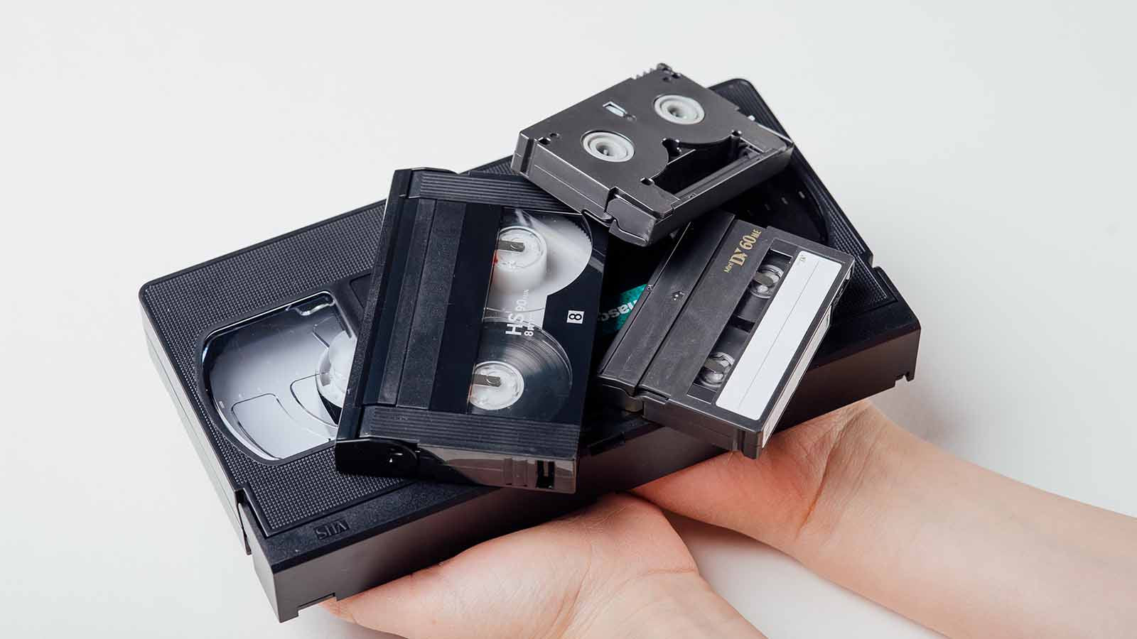 Diversos modelos de fita VHS