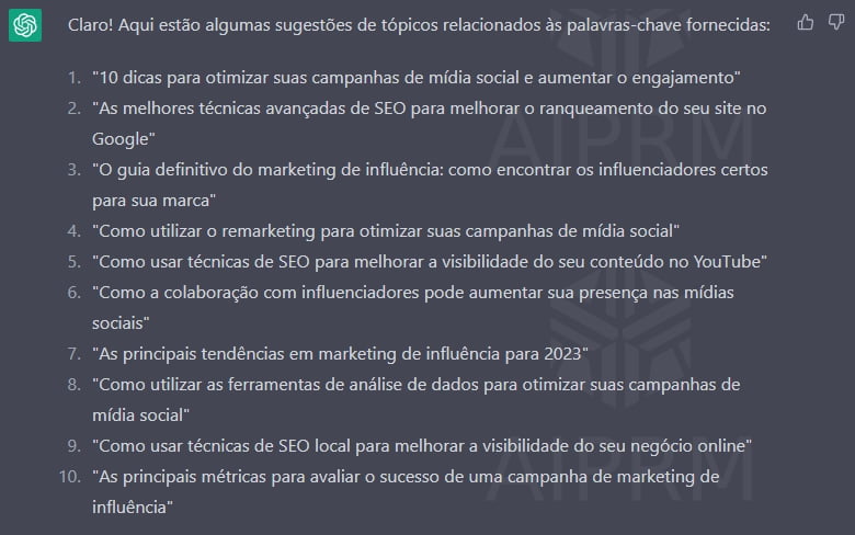 10 Estratégias para Otimizar o Uso do ChatGPT na Busca de Palavras-Chave 23 cap 10