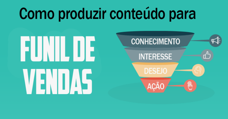 Como produzir conteúdo para todas as etapas do funil de vendas